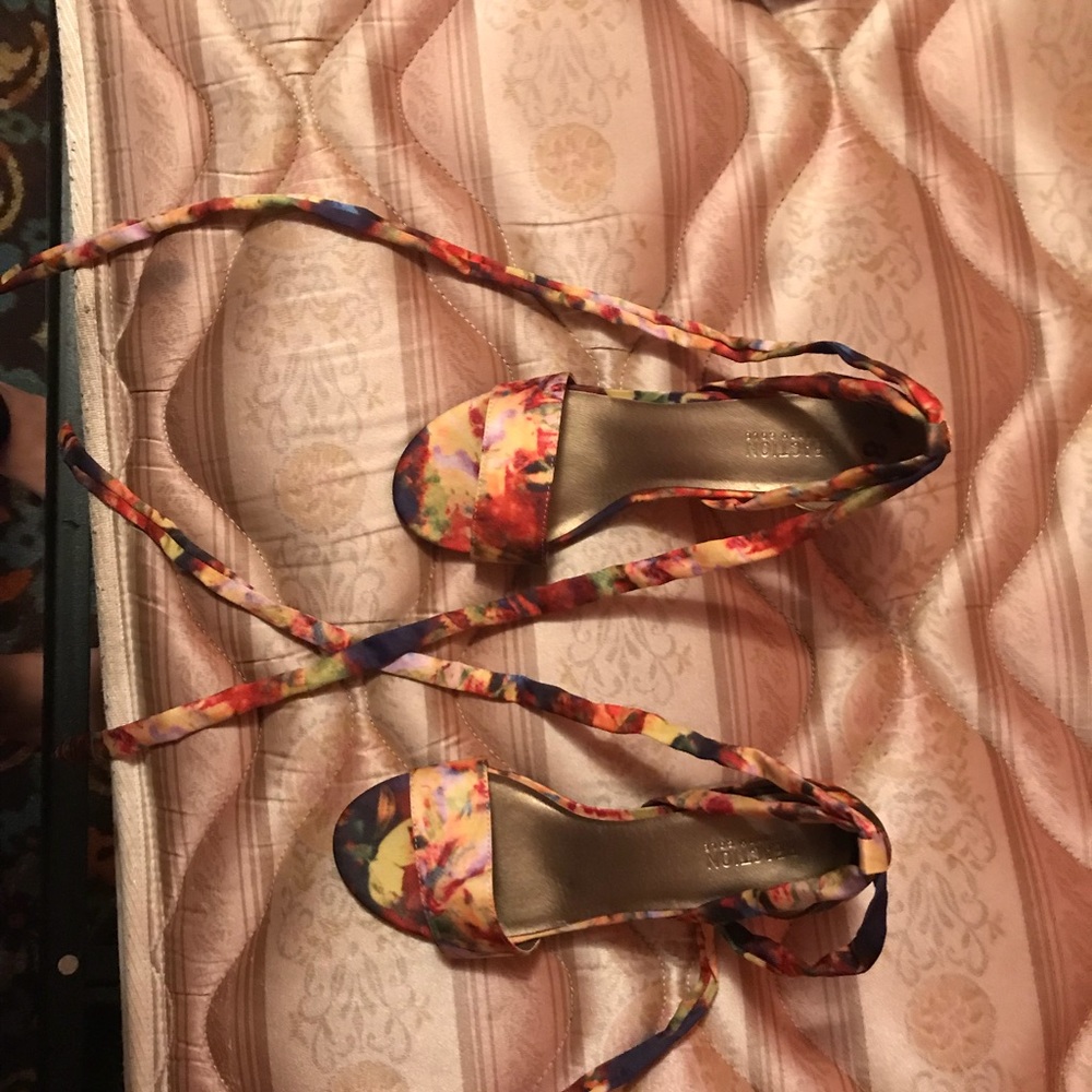 Rainbow heels
